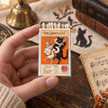 Black Cat Magazine Matchbook, Vintage Pulp Magazine Collectible, Retro Matchbook Cover, Cat Lover Decor, Candle Lighting Accessory, Ephemera Gift