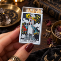 The Tower Tarot Matchbox – Major Arcana Matches, Mystical Candle Accessory, Witchy Gift