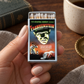 Vintage Frankenstein Monster Movie Poster Matchbook, Horror Film Memorabilia, Retro Collectible, Home Decor for Candles
