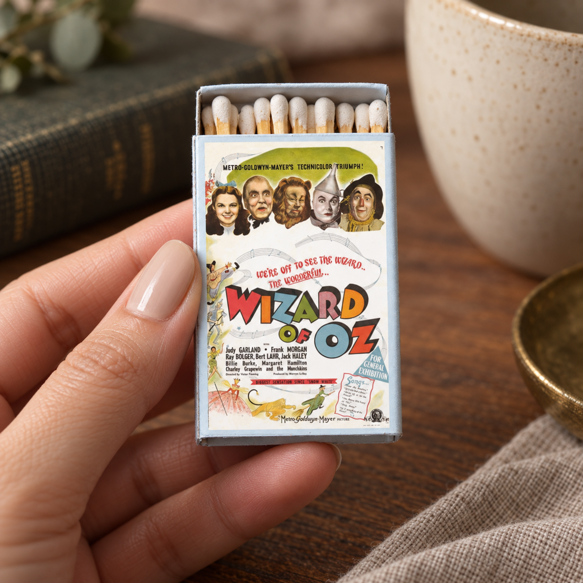 Vintage Movie Matchbook, Hollywood Film Collectible, Retro Ephemera, Candle & Incense Decor, Movie Lover Gift