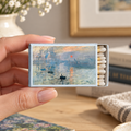 Monet Impression, Sunrise Matchbox – Impressionist Art Matches, Museum Lover Gift