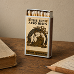 The Sun Also Rises Matchbox – Ernest Hemingway Literary Matches, Book Lover Gift