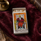 The Emperor Tarot Matchbox – Major Arcana Matches, Mystical Candle Accessory, Tarot Lover Gift