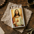 Jesus Matchbox – Christian Matches, Religious Home Décor, Faith-Inspired Gift