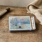 Monet Impression, Sunrise Matchbox – Impressionist Art Matches, Museum Lover Gift