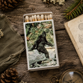Bigfoot Matchbox – Sasquatch Matches, Cryptid Gift, Rustic Cabin Candle Accessory