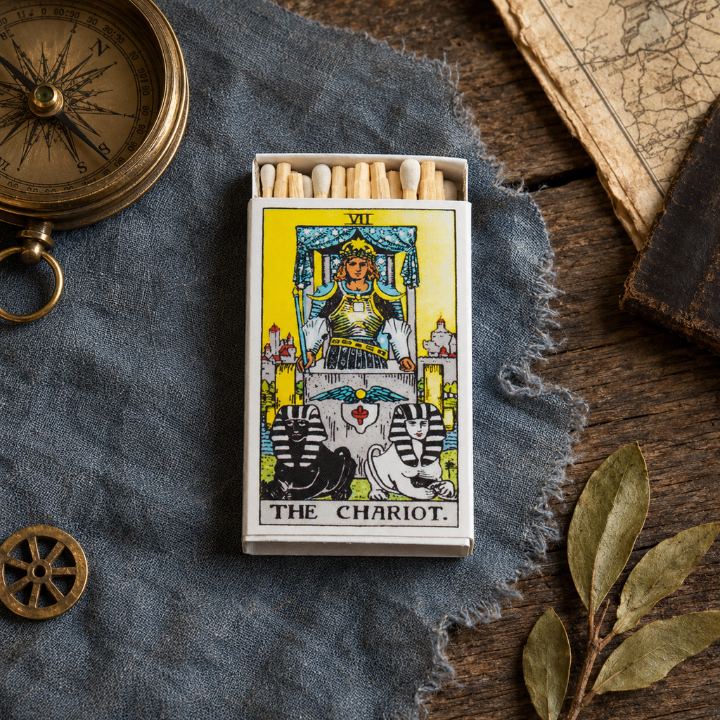 Mystery Tarot Card Matchbox, Surprise Tarot-Inspired Matchbox, Witchy Gift for Candle Lovers, Unique Spiritual Home Décor