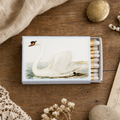Vintage Swan Matchbox – Elegant Bird Matches, Cottagecore Home Décor, Candle Accessory