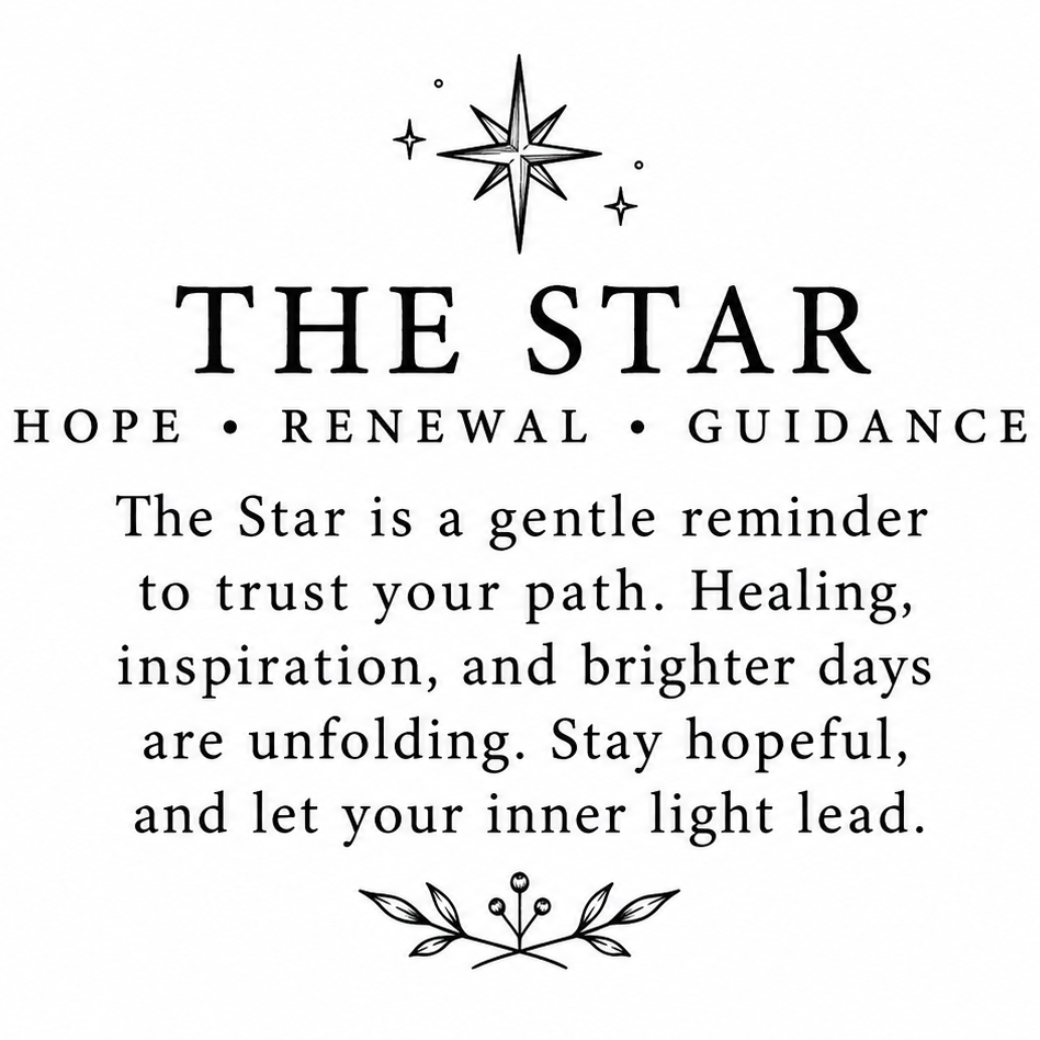 The Star Tarot Matchbook, Vintage Tarot Collectible, Mystical Decor, Candle & Incense Accessory, Witchy Gift