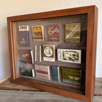 Moody Vintage Matchbooks | Framed Shadow Box Art
