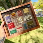 Moody Vintage Matchbooks | Framed Shadow Box Art