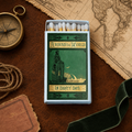 Jules Verne Around the World in 80 Days Matchbook, Literary Collectible Gift Matches