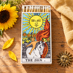 The Sun Tarot Card Long Matchbox | 4 Inch Decorative Matches for Candles | Tarot Home Decor | Spiritual Gift | Limited Edition