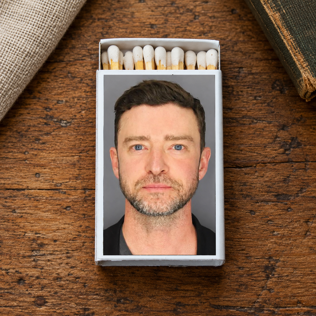 Pop Icon Mug Shot Matchbox, Music Lover Home Decor