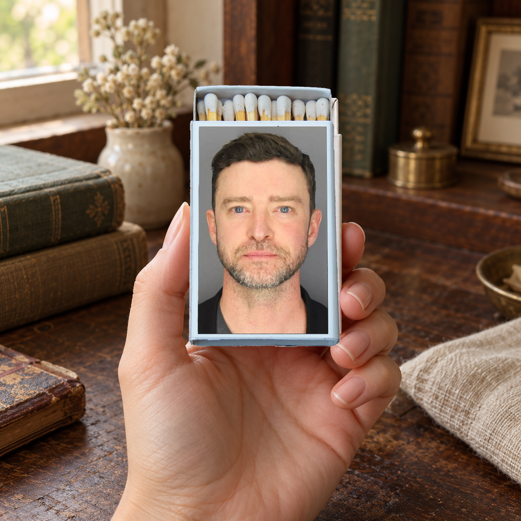 Pop Icon Mug Shot Matchbox, Music Lover Home Decor