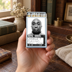Iconic Rap Legend Mug Shot Matchbox, Unique Home Decor Gift