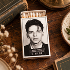 Classic Crooner Mug Shot Matchbox, Vintage Inspired Home Decor