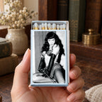 Vintage Pin-Up Icon Matchbox, Retro Glam Home Decor