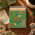 North Carolina State Safety Matches | Illustrated State Matchbox | Tar Heel State Gift | Candle Matches | Made in USA