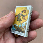The Fool Tarot Matchbook, Vintage Mystical Decor, Candle Accessory (15-20 Matches)