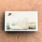 Vintage Swan Matchbox – Elegant Bird Matches, Cottagecore Home Décor, Candle Accessory