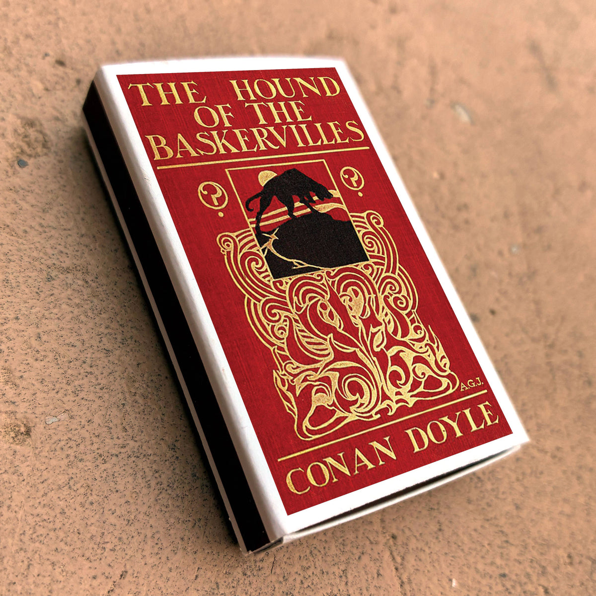 Sherlock Holmes Matchbook, Hound of the Baskervilles Literary Collectible, Vintage Matchbook Cover, Reader Gift
