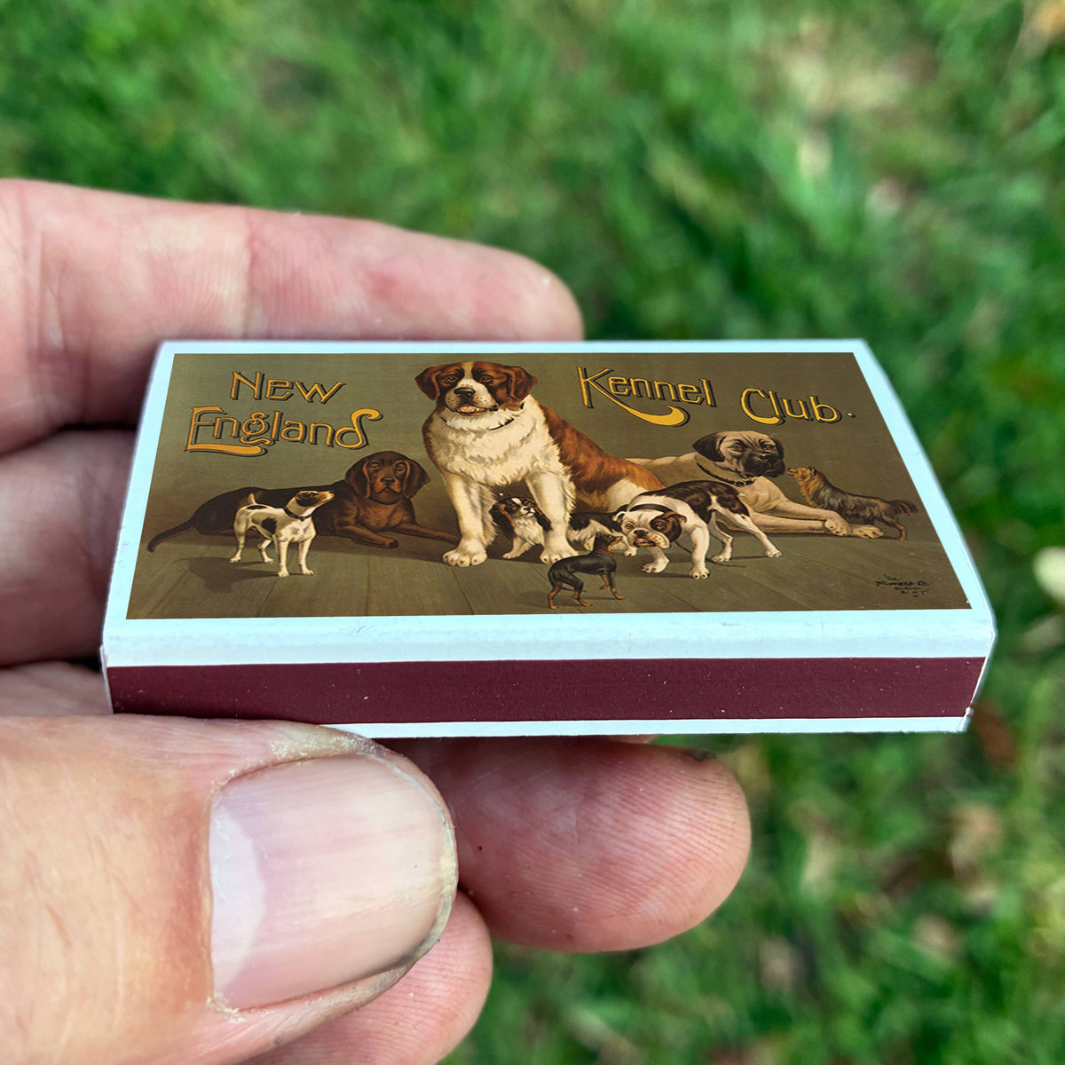 Vintage New England Kennel Club Matchbook, Dog Lover Collectible, Home Decor Accessory