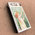 Absinthe Matchbook Cover, Vintage Art Nouveau Poster Collectible, Home Decor for Candles & Incense