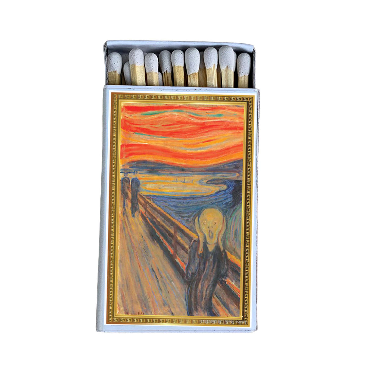 The Scream Matchbook, Edvard Munch Art Collectible, Vintage Matchbook Cover, Expressionist Home Decor, Art Lover Gift