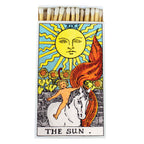 The Sun Tarot Card Long Matchbox | 4 Inch Decorative Matches for Candles | Tarot Home Decor | Spiritual Gift | Limited Edition