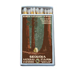 Sequoia National Park Matchbook, Vintage Travel Poster, Nature Lover Gift