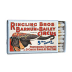 Vintage Ringling Bros Matchbook, Circus Lover Gift, Carnival Collectible, Candle & Incense Accessory