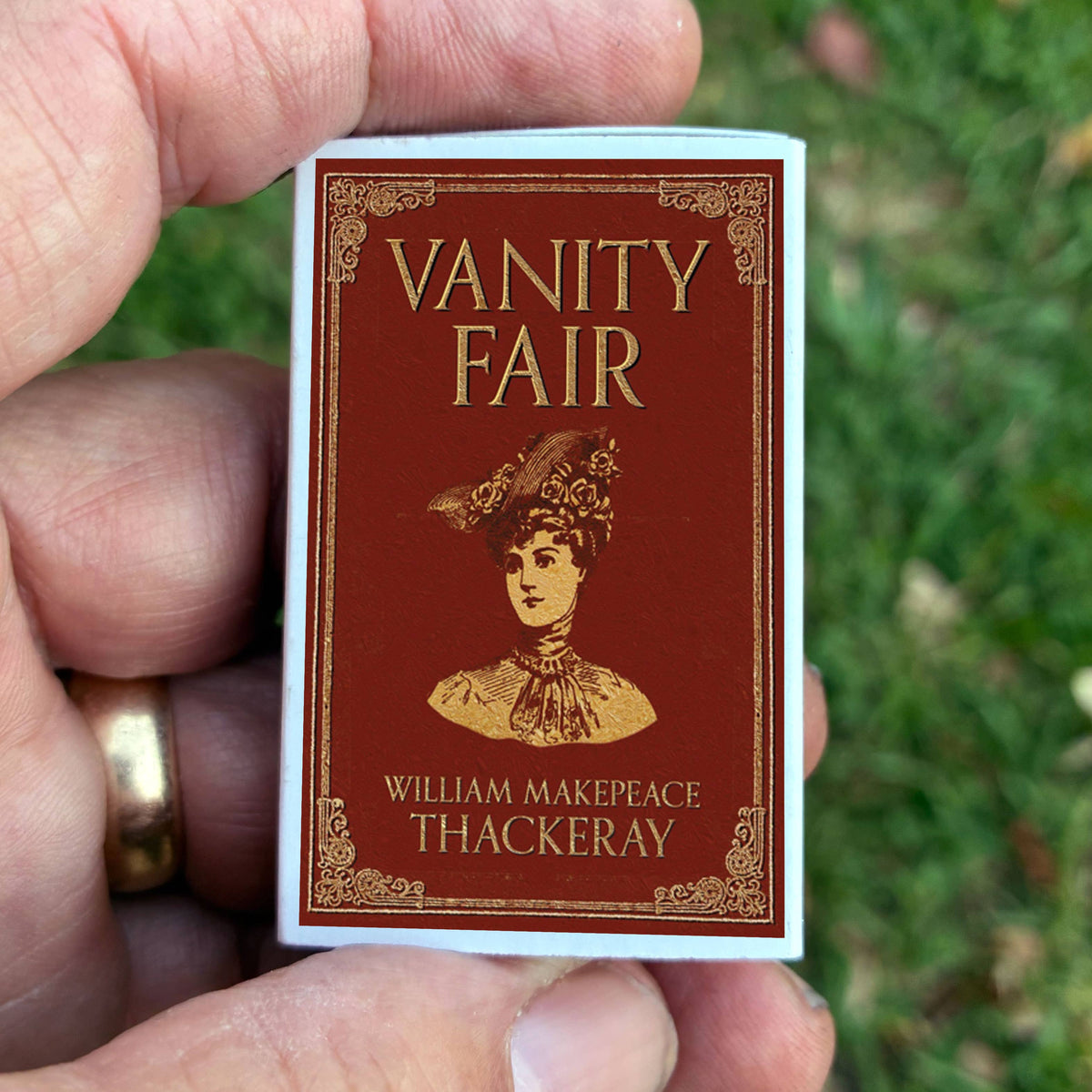 Vanity Fair Thackeray Matchbook, Classic Literature Collectible, Book Lover Gift