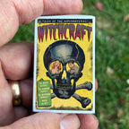Witchcraft Horror Comic Matchbox – Vintage Skull Matches, Gothic Décor, Occult Gift