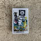 Death Tarot Matchbox – Major Arcana Matches, Gothic Candle Accessory, Transformation Gift