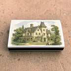 Victorian Home Matchbox | Decorative Matches for Candles & Incense | Vintage Home Decor Accessory