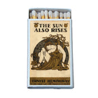 The Sun Also Rises Matchbox – Ernest Hemingway Literary Matches, Book Lover Gift