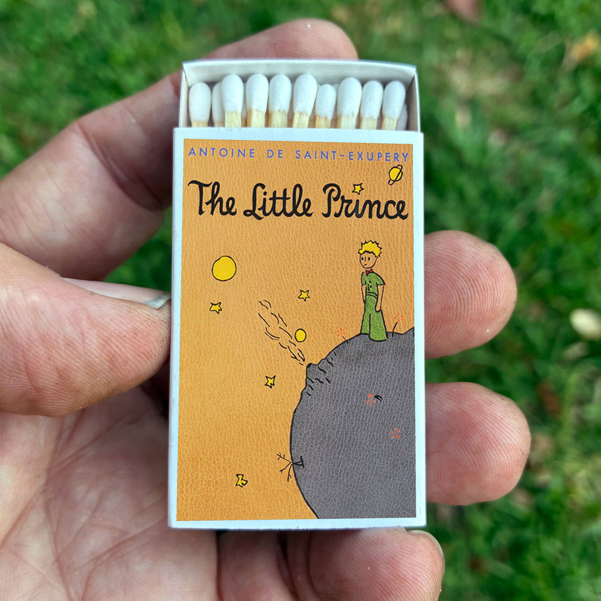 The Little Prince Matchbook, Classic Book Cover, Literary Home Decor (15-20 Matches)