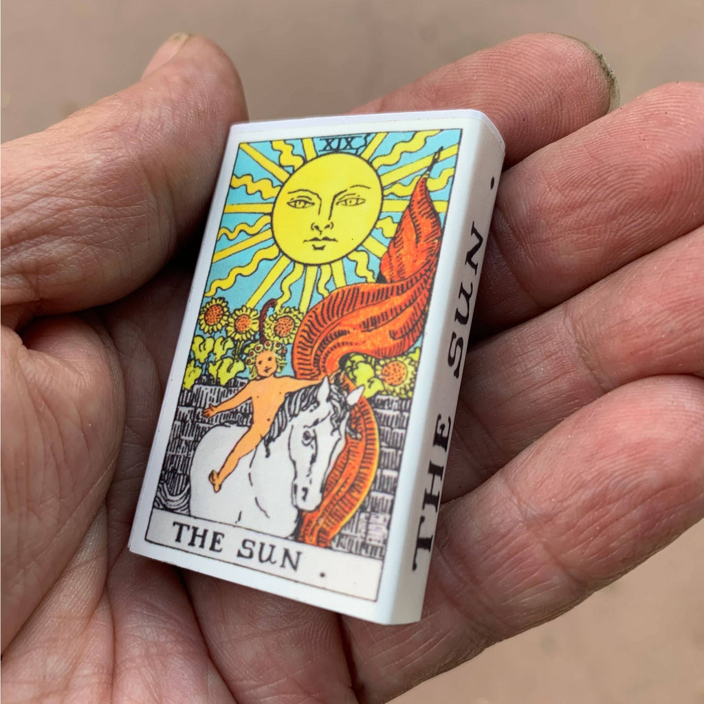 The Sun Tarot Matchbox – Major Arcana Matches, Celestial Home Décor, Positive Tarot Gift
