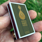Anna Karenina Matchbook, Vintage Literary Art Collectible, Reader Gift, Candle Lighting Accessory, Bookish Decor