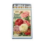 Flowers Seed Annual Matchbook, Vintage Garden Collectible, Retro Matchbook Cover, Floral Home Decor, Candle Lighting Accessory, Gardening Gift