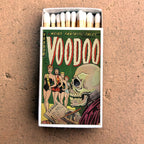Voodoo Horror Comic Matchbox – Vintage Pulp Art Matches, Gothic Halloween Décor