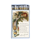 Alice in Wonderland Matchbook, Cheshire Cat Collectible, Vintage Literary Matchbook Cover, Home Decor for Candles