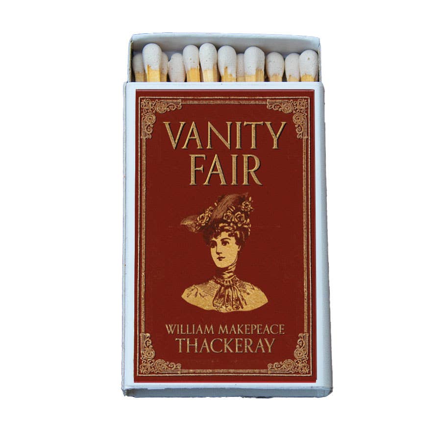 Vanity Fair Thackeray Matchbook, Classic Literature Collectible, Book Lover Gift