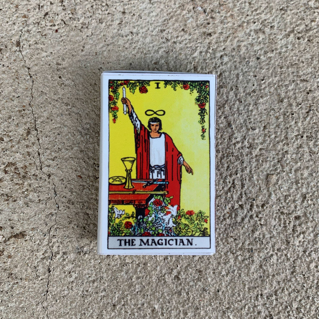 The Magician Tarot Matchbox, Occult Home Decor, Candle Accessory