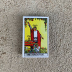 The Magician Tarot Matchbox, Occult Home Decor, Candle Accessory