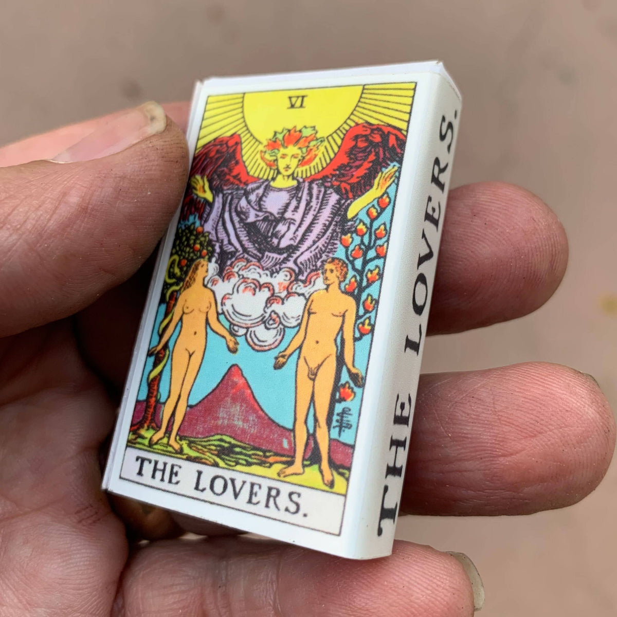 The Lovers Tarot Matchbox – Major Arcana Matches, Romantic Mystical Gift, Candle Accessory