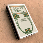 Oliver Twist Dickens Matchbook, Classic Literature Collectible, Vintage Cover (15-20 Matches)
