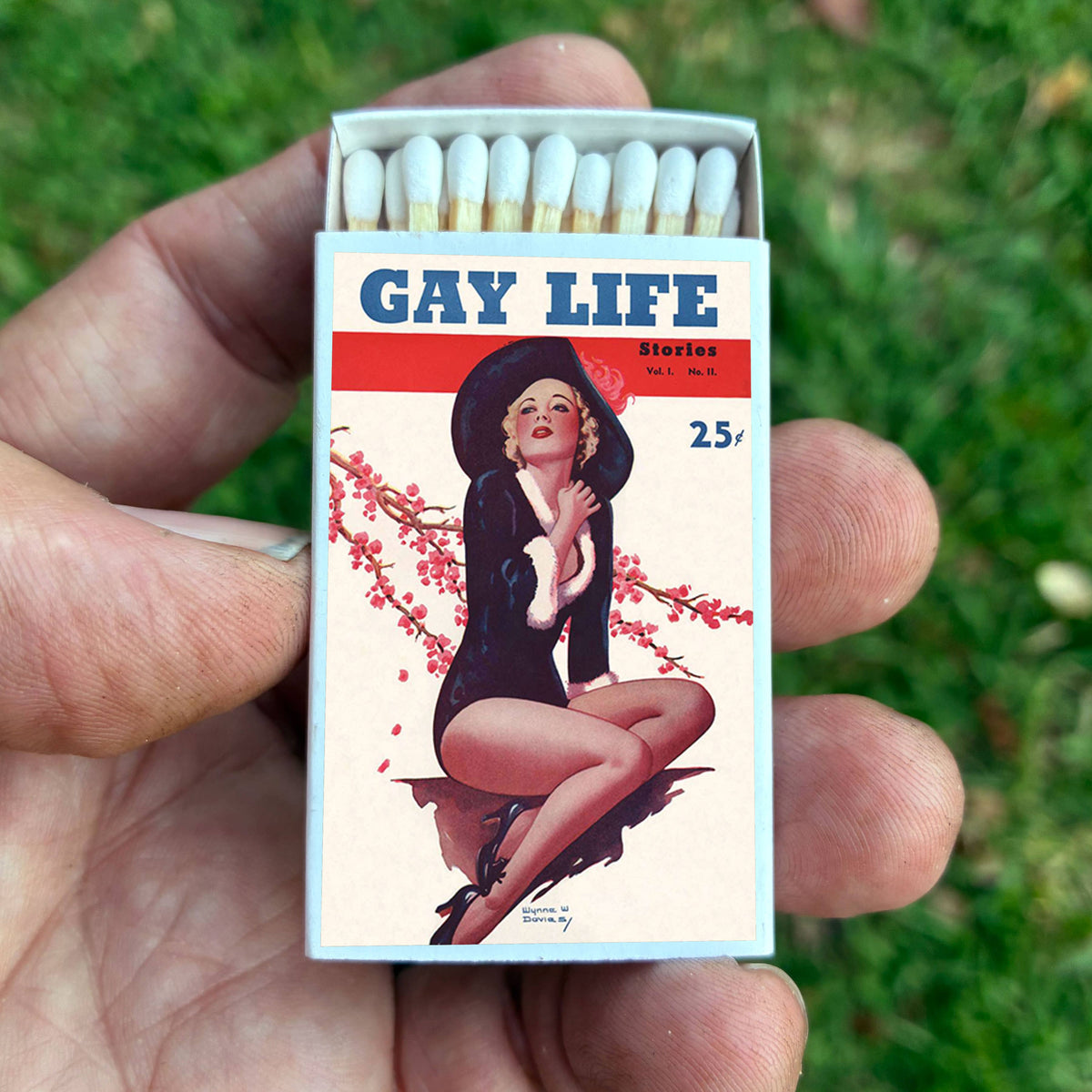 Vintage Gay Life Magazine Matchbook, Retro LGBTQ Collectible, Pride Memorabilia