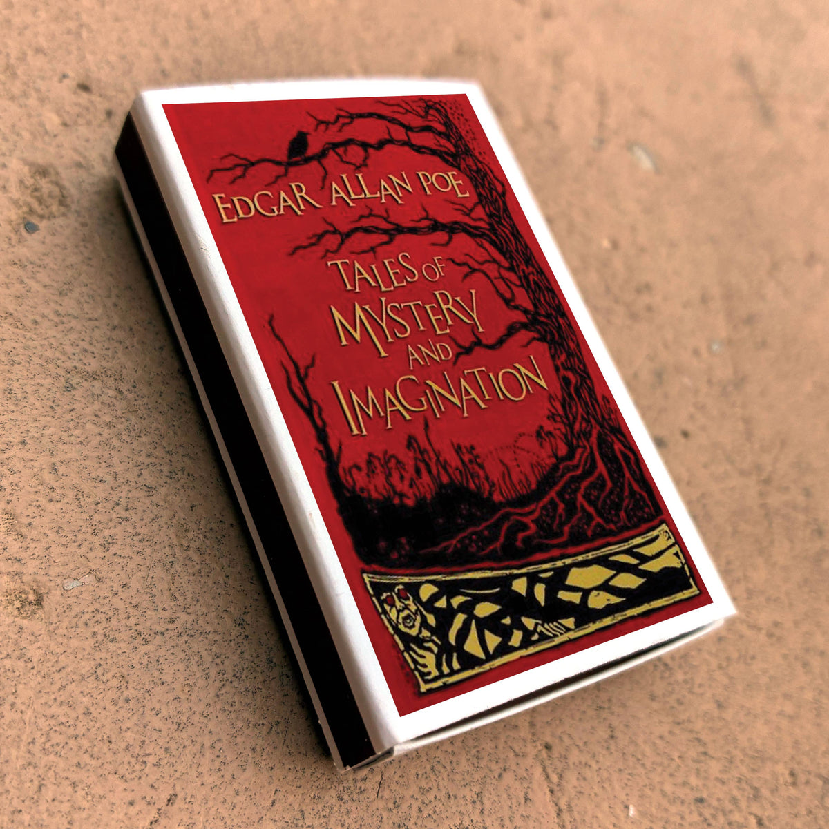 Edgar Allan Poe Matchbox – Tales of Mystery and Imagination, Gothic Literary Gift